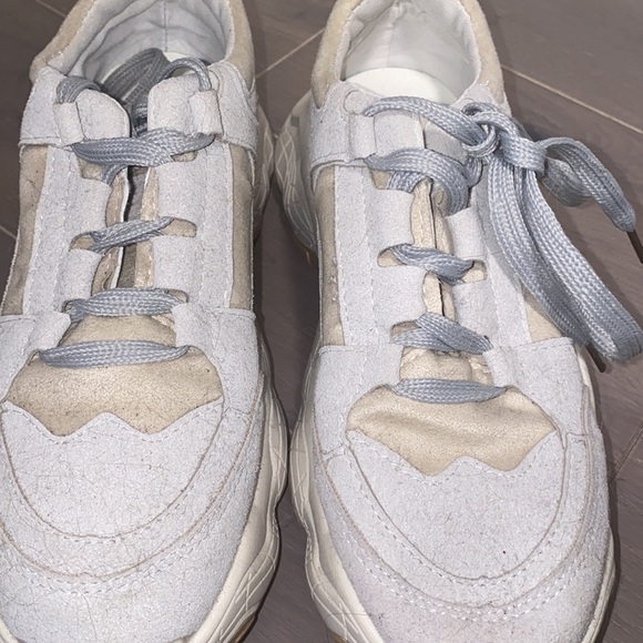 Chunky suede/ plastic shoes - Picture 4 of 7